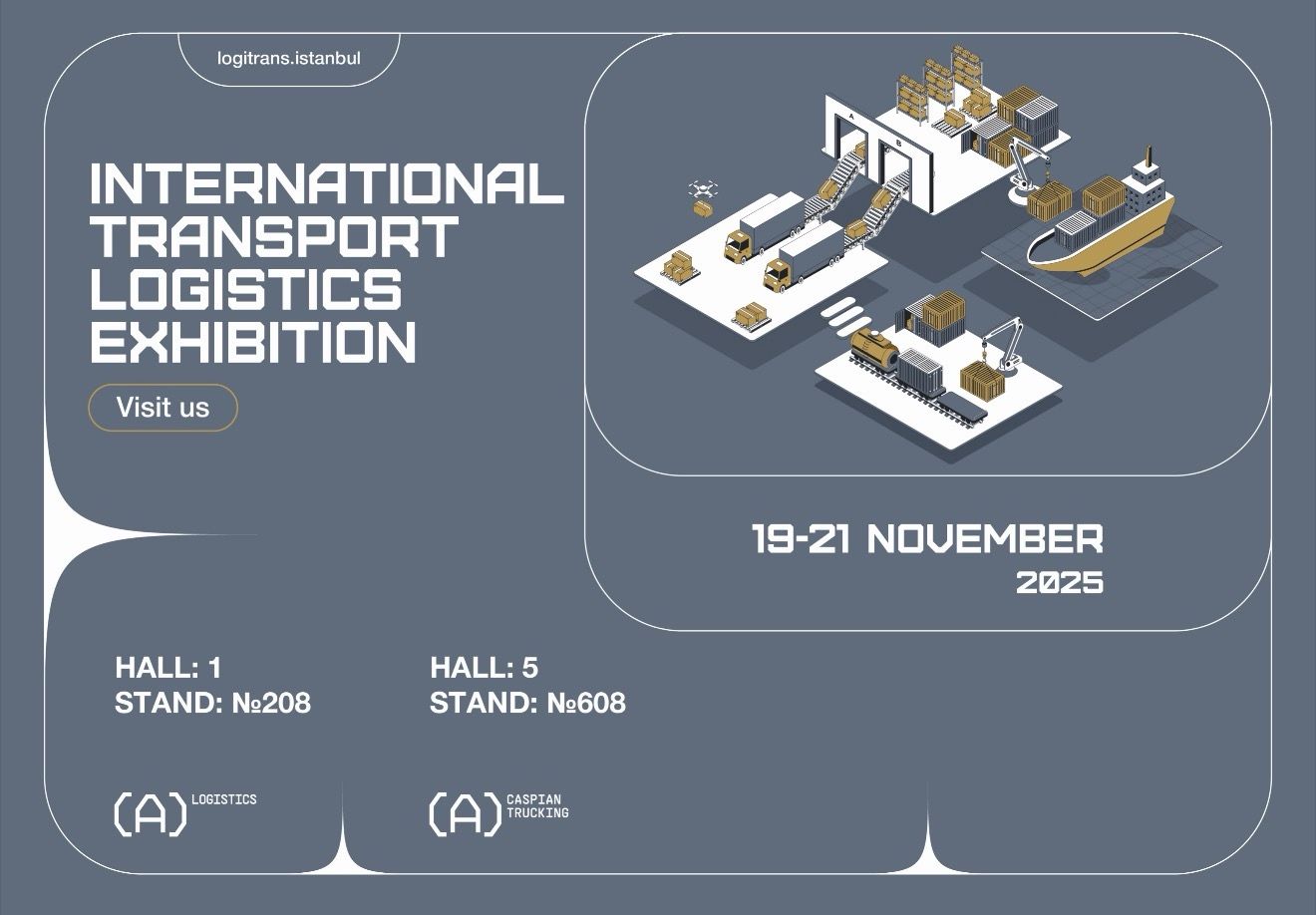 Meet Azurite in Istanbul: Azurite at the International Transport Logistics Exhibition The International Transport Logistics Exhibition in Istanbul starts tomorrow.