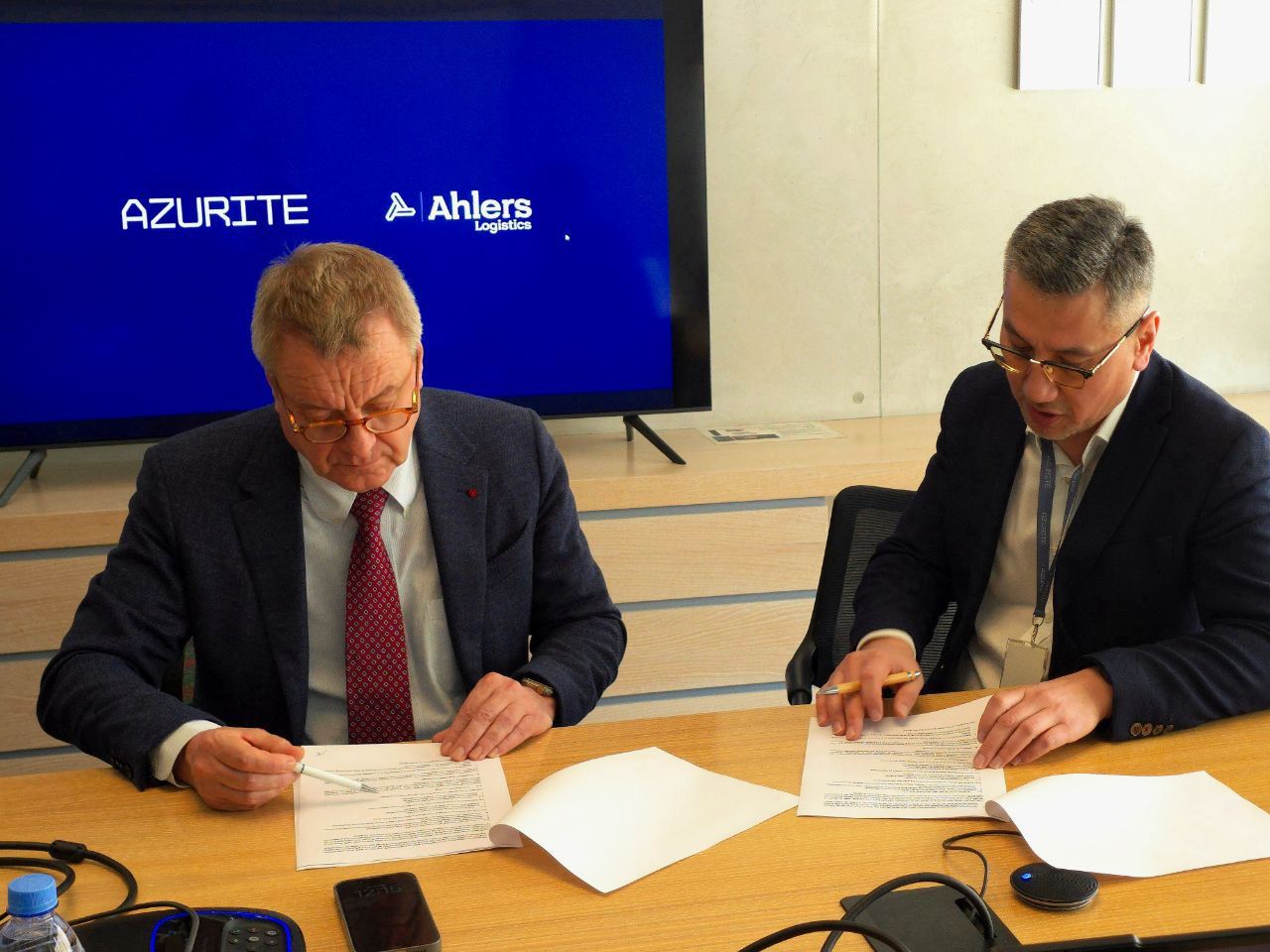 Azurite Group and Ahlers Logistics sign strategic cooperation agreement Azurite Group and Ahlers Logistics have signed a strategic cooperation agreement in Almaty aimed at strengthening their joint activities across Europe, Central Asia, and the Caucasus.